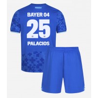 Otroški Nogometni dresi Bayer Leverkusen Exequiel Palacios #25 Tretji 2025-26 Kratek Rokav (+ Kratke hlače)